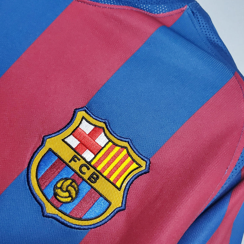 Camisa Retrô FC Barcelona 2005/06 Home Champions League Edition