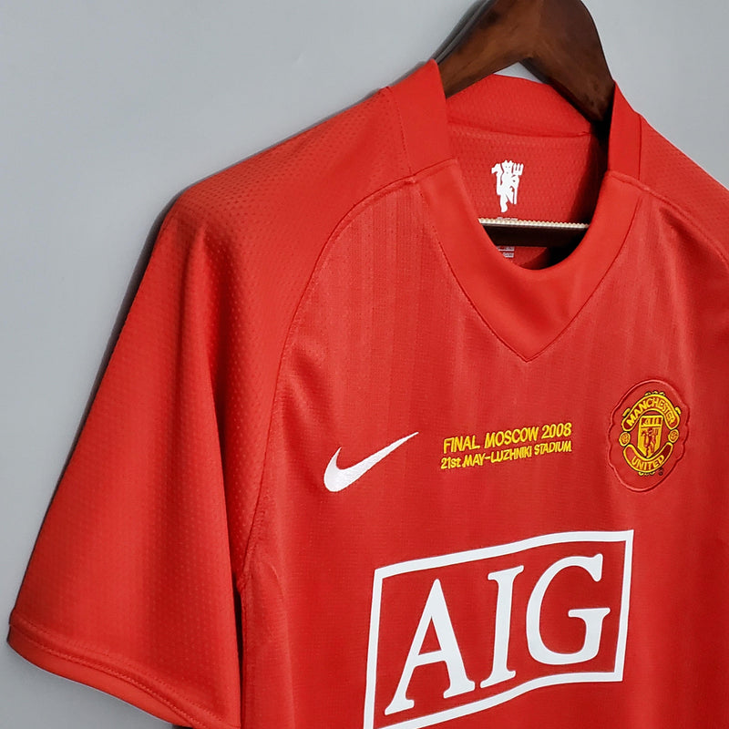 Camisa Retrô Manchester United 2007/08