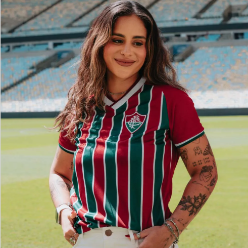 Camisa Fluminense Torcedor Feminina - Lançamento 25/26