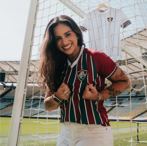 Camisa Fluminense Torcedor Feminina - Lançamento 25/26