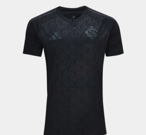 Camisa Internacional Torcedor Preta - Lançamento 25/26