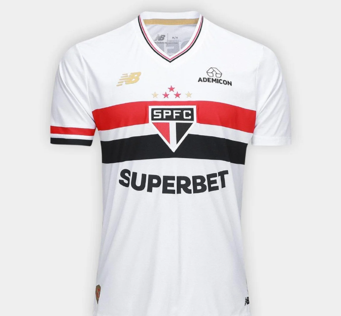 Camisa Torcedor São Paulo Branca - Lançamento 25/26