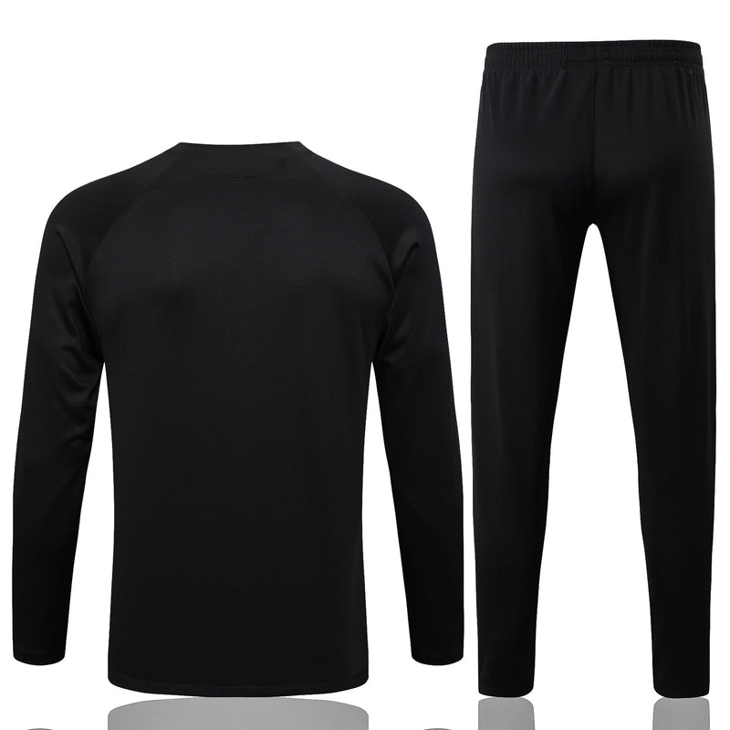 Conjunto Ziper Curto Treino Preto